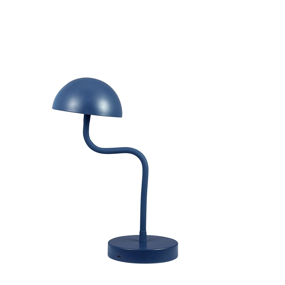 Fonzy 38cm Bleu portable De Dyberg Larsen - Fonzy bordslampa &auml;r b&aring;de rolig och praktisk, och dess flexibilitet g&ouml;r den till ett perfekt val f&ouml;r den som vill ha en lampa som &auml;r b&aring;de funktionell och stilren.