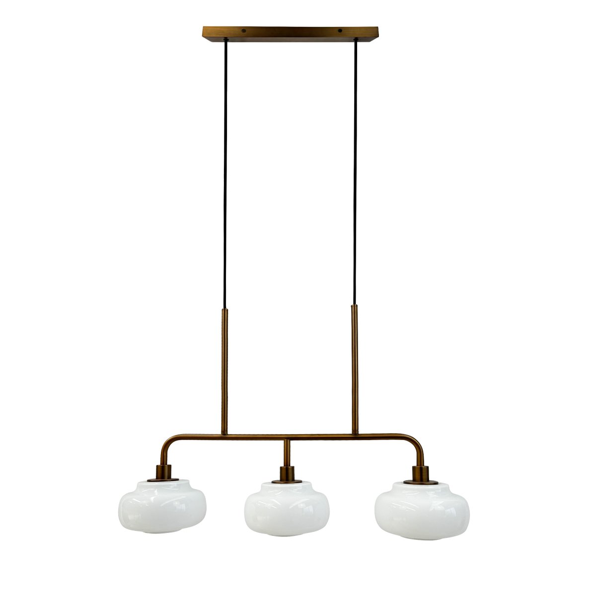 Ossett 80cm Bronze suspension De Dyberg Larsen - Ossett est un plafonnier classique au design &eacute;l&eacute;gant et intemporel.