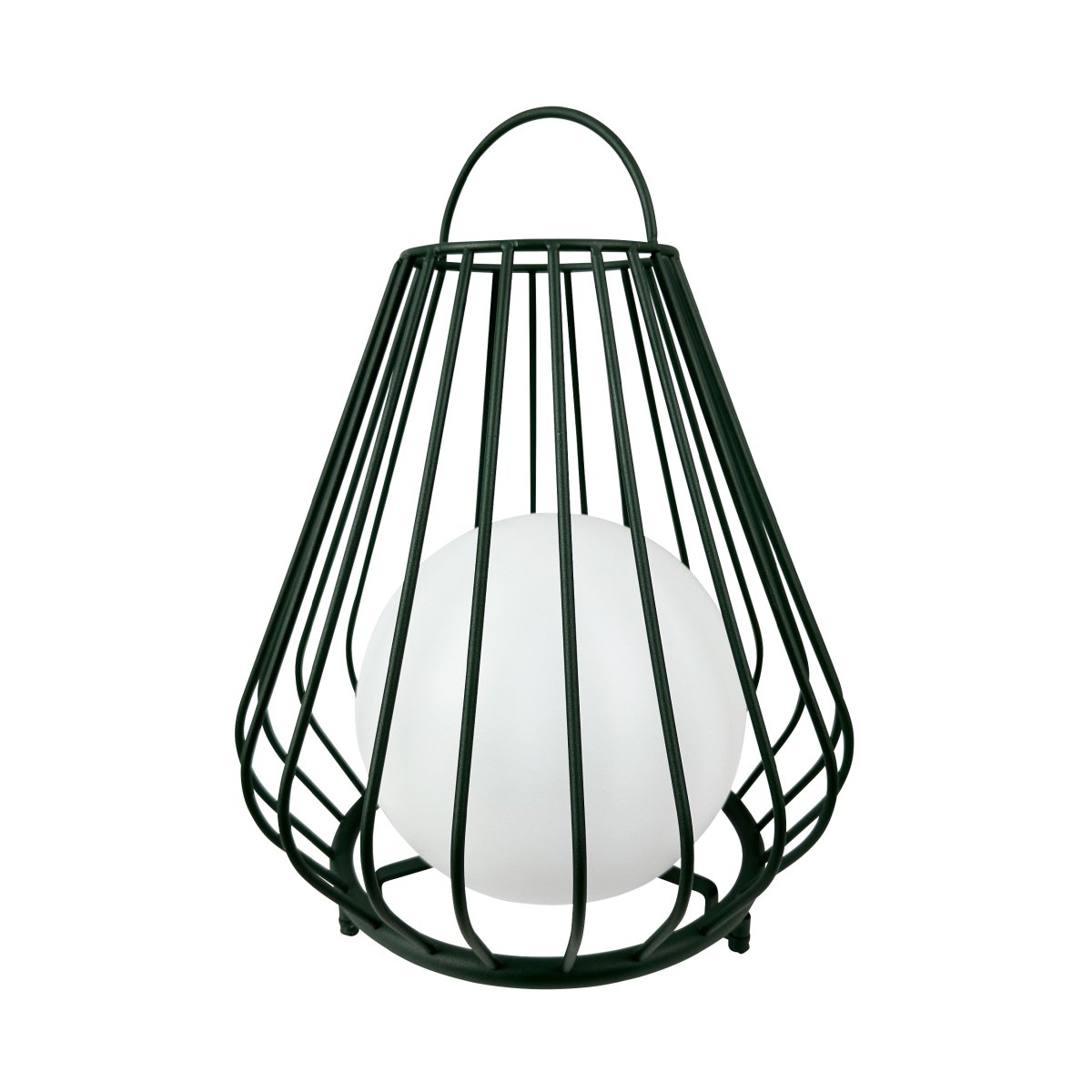 Evesham 38cm Vert portable De Dyberg Larsen - Den stiliga gr&ouml;na f&auml;rgen ger ett naturligt och i&ouml;gonfallande inslag i utomhusmilj&ouml;n och bidrar till en inbjudande atmosf&auml;r p&aring; kv&auml;llen.