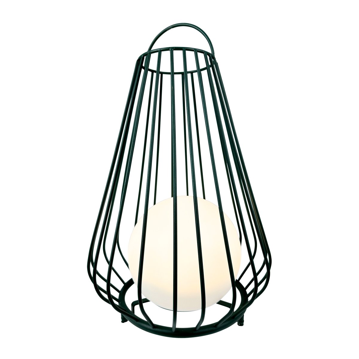 Evesham 48cm Vert portable De Dyberg Larsen - Den stiliga gr&ouml;na f&auml;rgen ger ett naturligt och i&ouml;gonfallande inslag i utomhusmilj&ouml;n och bidrar till en inbjudande atmosf&auml;r p&aring; kv&auml;llen.