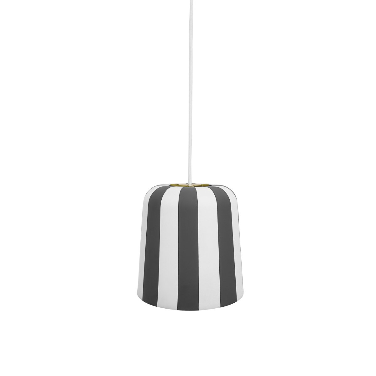 Gry Ø20 Gris suspension De Dyberg Larsen - Genom att ta igenk&auml;nnbara m&ouml;nster och s&auml;tta dem i en ny kontext ville hon skapa en lampa som f&aring;r m&auml;nniskor att le och ger en unik visuell upplevelse.