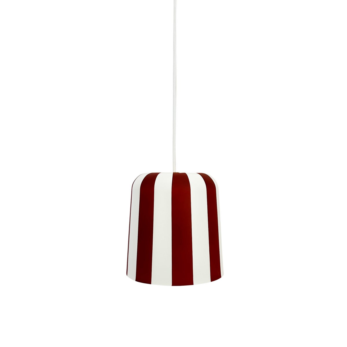 Gry Ø20 ROUGE suspension De Dyberg Larsen - Genom att ta igenk&auml;nnbara m&ouml;nster och s&auml;tta dem i en ny kontext ville hon skapa en lampa som f&aring;r m&auml;nniskor att le och ger en unik visuell upplevelse.