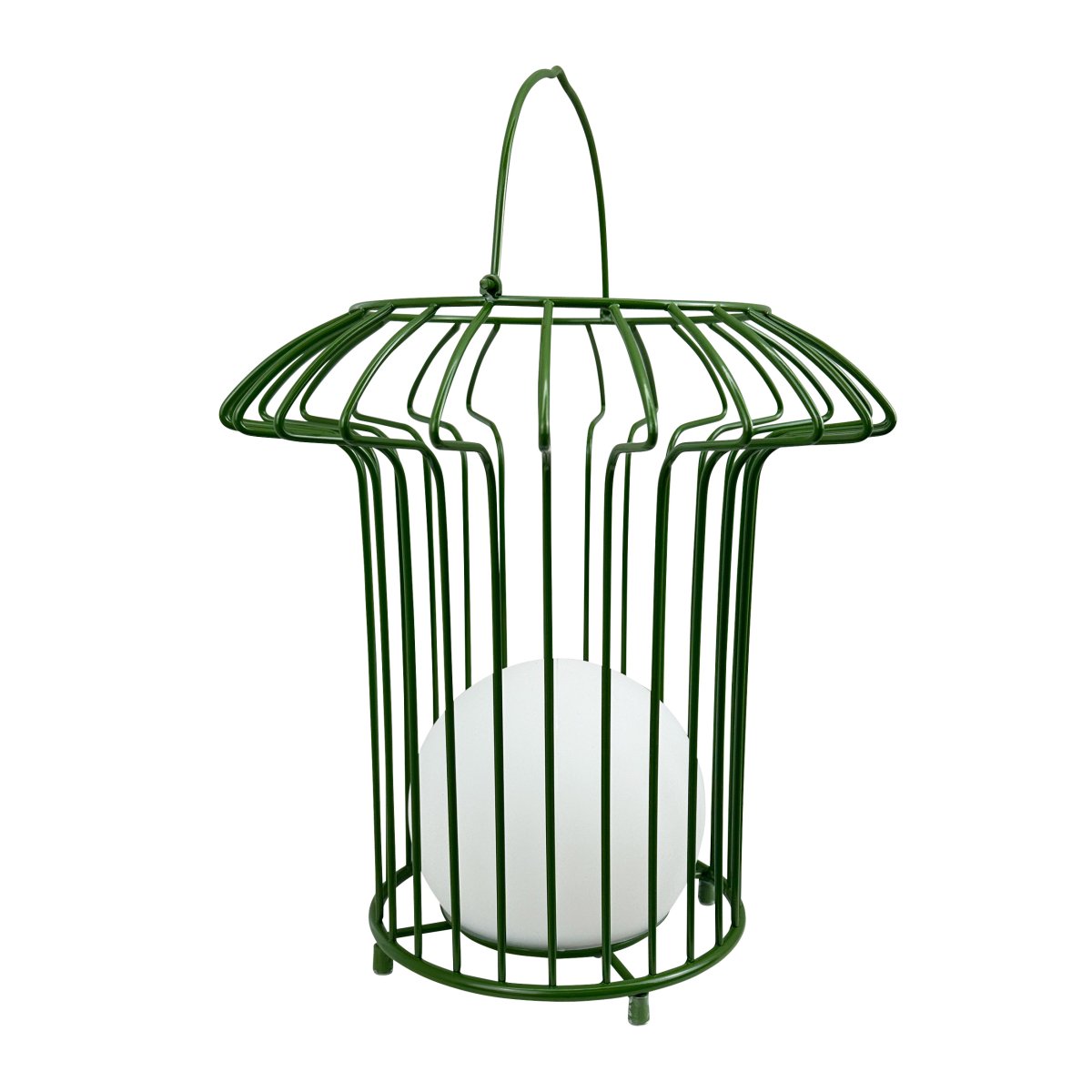 Basket 32cm Vert portable De Dyberg Larsen - &nbsp; Lyktan laddas enkelt med medf&ouml;ljande USB-kabel, vilket g&ouml;r att du kan njuta av dess vackra ljus &aring;ret om (adapter ing&aring;r ej).