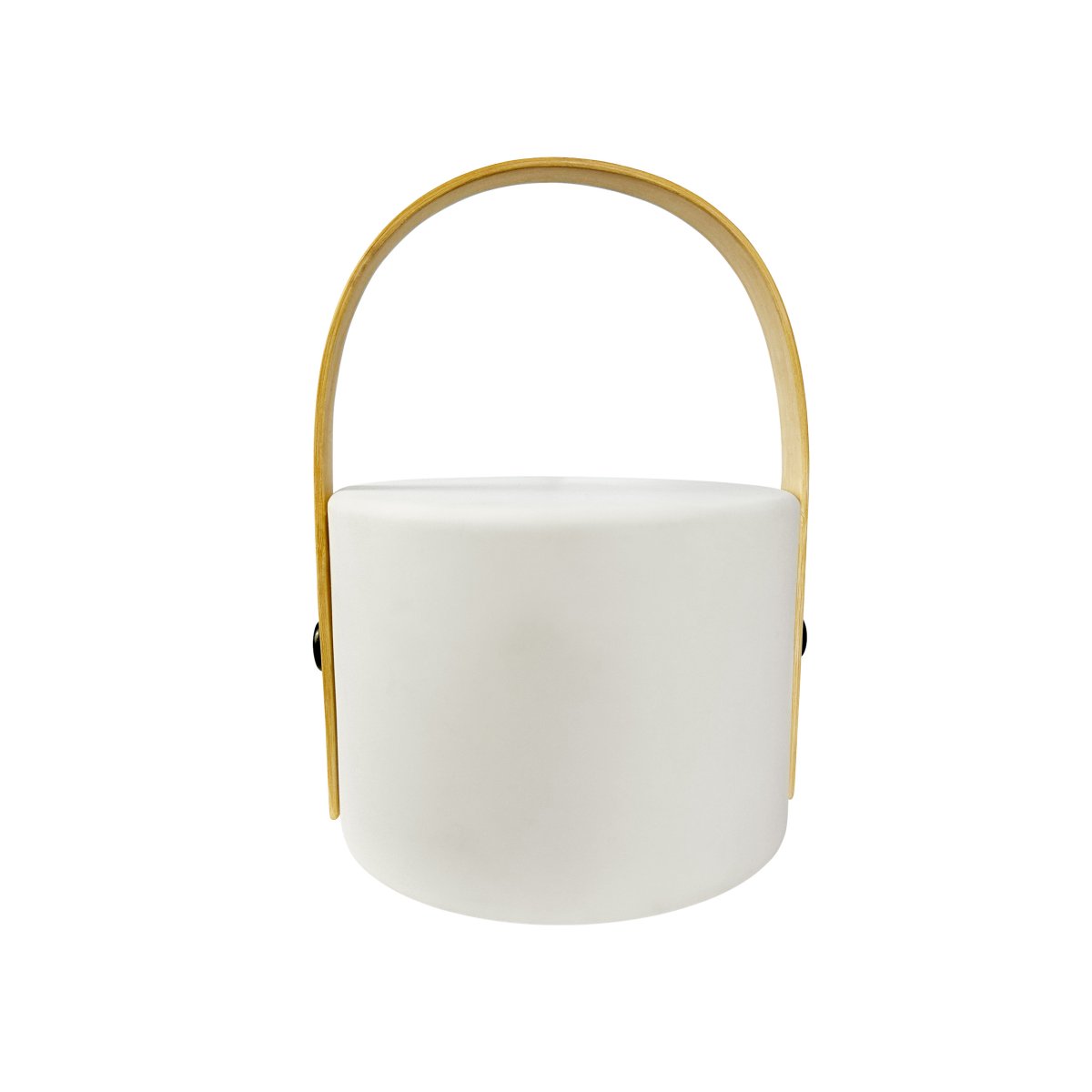 Carry 20cm Blanc portable De Dyberg Larsen - Lors de la charge via USB, il peut s'allumer pendant 8 à 10 heures après une charge complète.