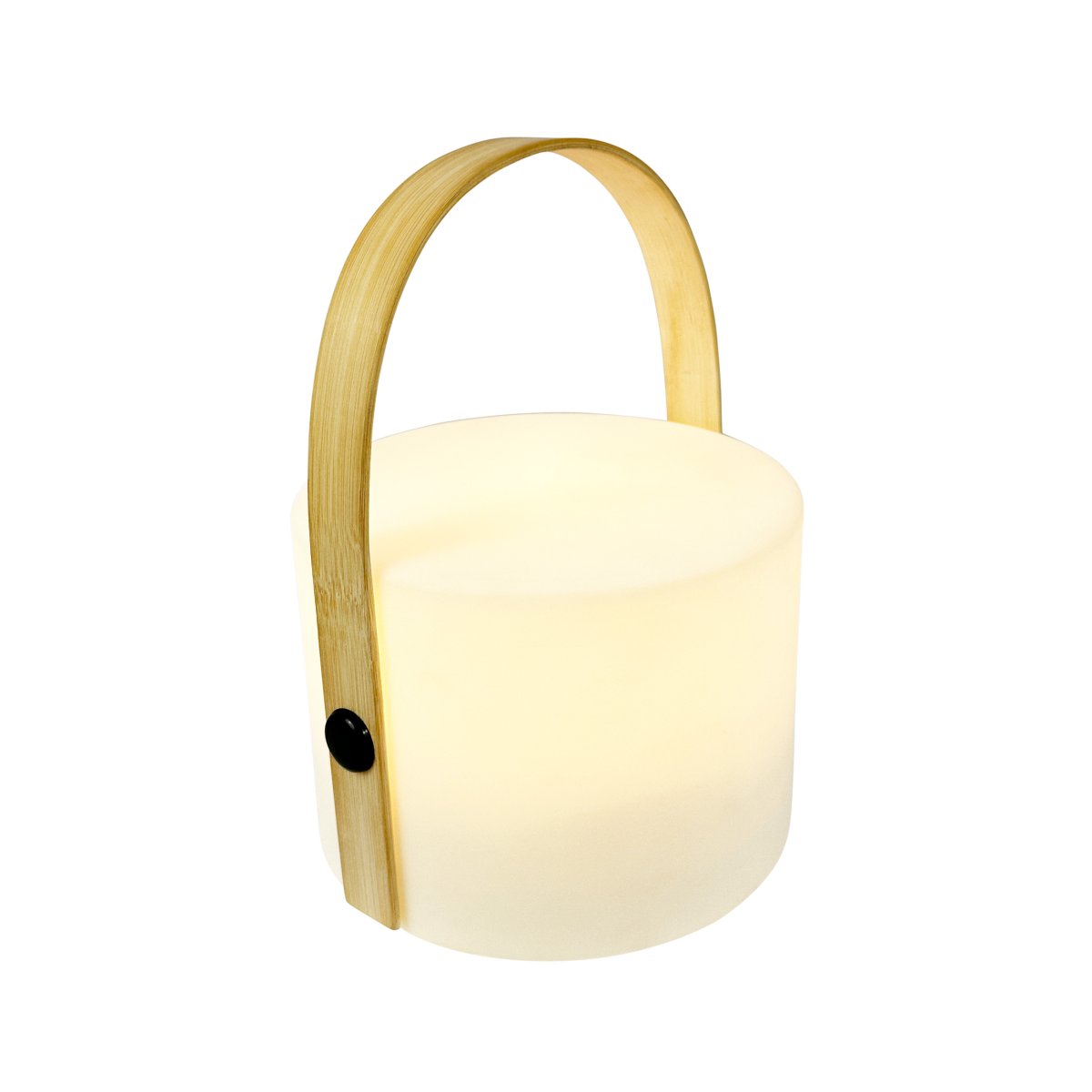 Carry 20cm Blanc portable De Dyberg Larsen - Lors de la charge via USB, il peut s'allumer pendant 8 à 10 heures après une charge complète.