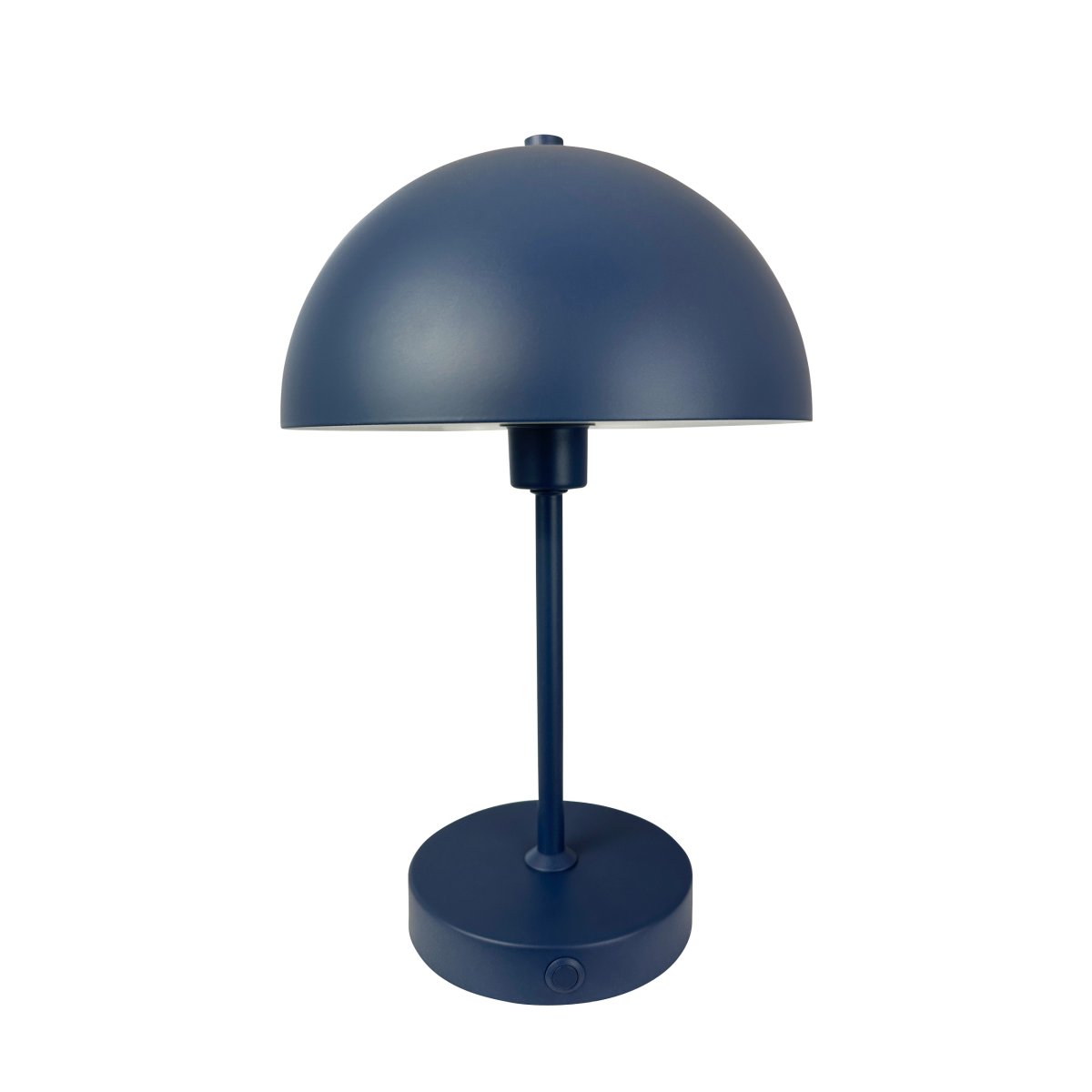 Stockholm 30cm Indigo portable De Dyberg Larsen - L'indicateur de batterie pratique indique clairement quand il est temps de charger et une fois compl&egrave;tement charg&eacute;, le voyant brille jusqu'&agrave; 6 heures sur une seule charge de batterie.