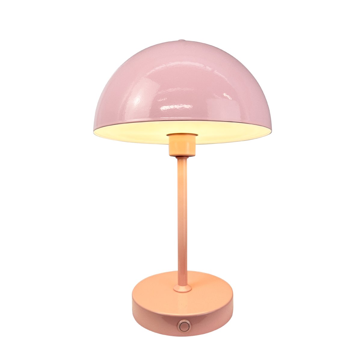 Stockholm 30cm Rose portable De Dyberg Larsen - L'indicateur de batterie pratique indique clairement quand il est temps de charger et une fois compl&egrave;tement charg&eacute;, le voyant brille jusqu'&agrave; 6 heures sur une seule charge de batterie.