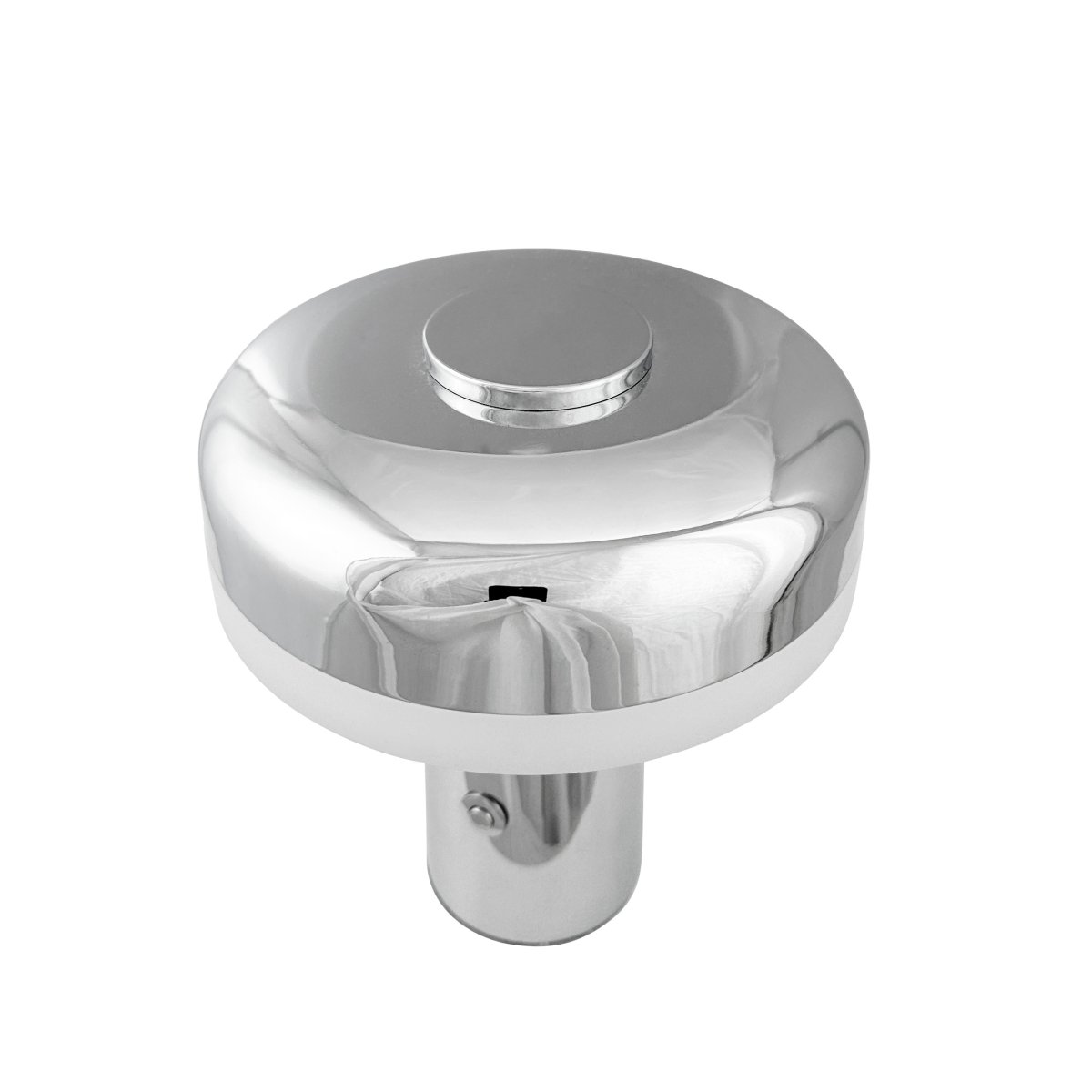 Porter 16cm Chrome portable De Dyberg Larsen - La lampe de table LED rechargeable Porter est une lampe moderne et fonctionnelle avec un design unique dans lequel la lumière vient du bord, offrant une lumière agréable et uniforme.