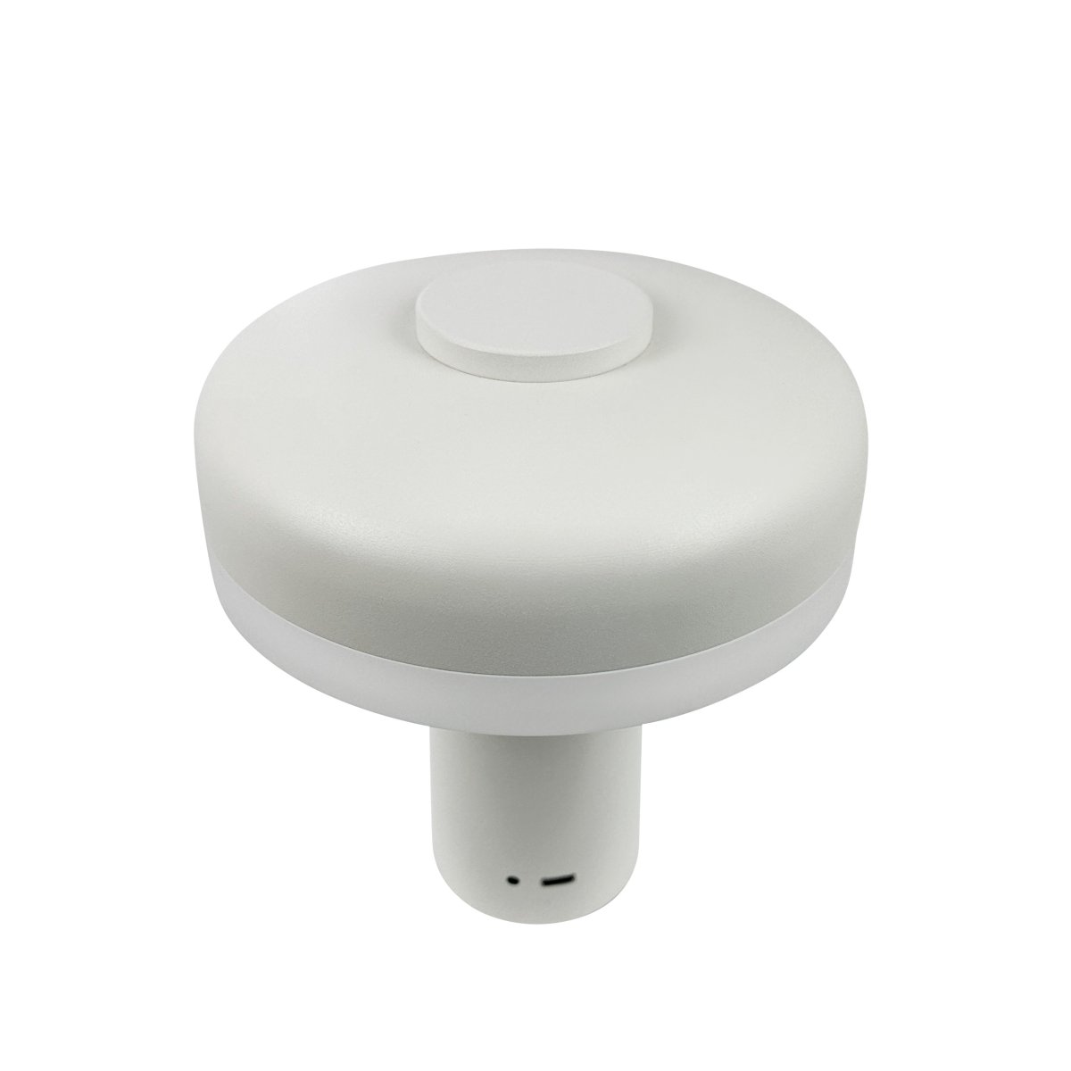 Porter 16cm Blanc perle portable De Dyberg Larsen - La lampe de table LED rechargeable Porter est une lampe moderne et fonctionnelle avec un design unique dans lequel la lumière vient du bord, offrant une lumière agréable et uniforme.