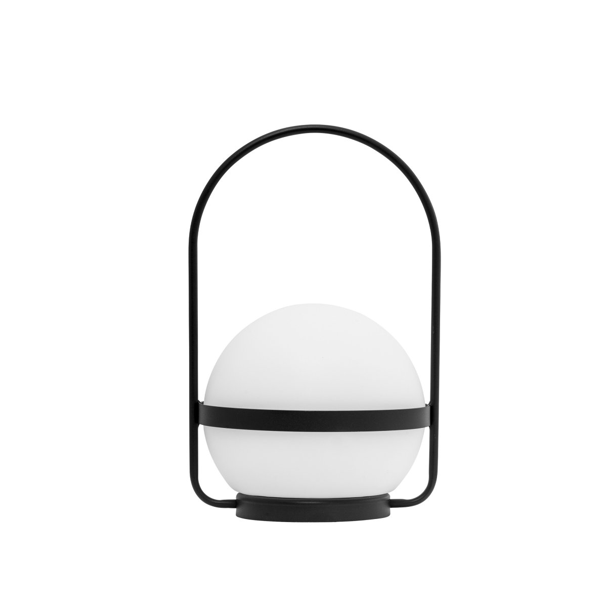 Summer 25cm Noir portable De Dyberg Larsen - Summer est une lampe LED rechargeable qui peut être chargée à la fois via le panneau solaire et USB, vous donnant de la lumière quand vous en avez besoin.