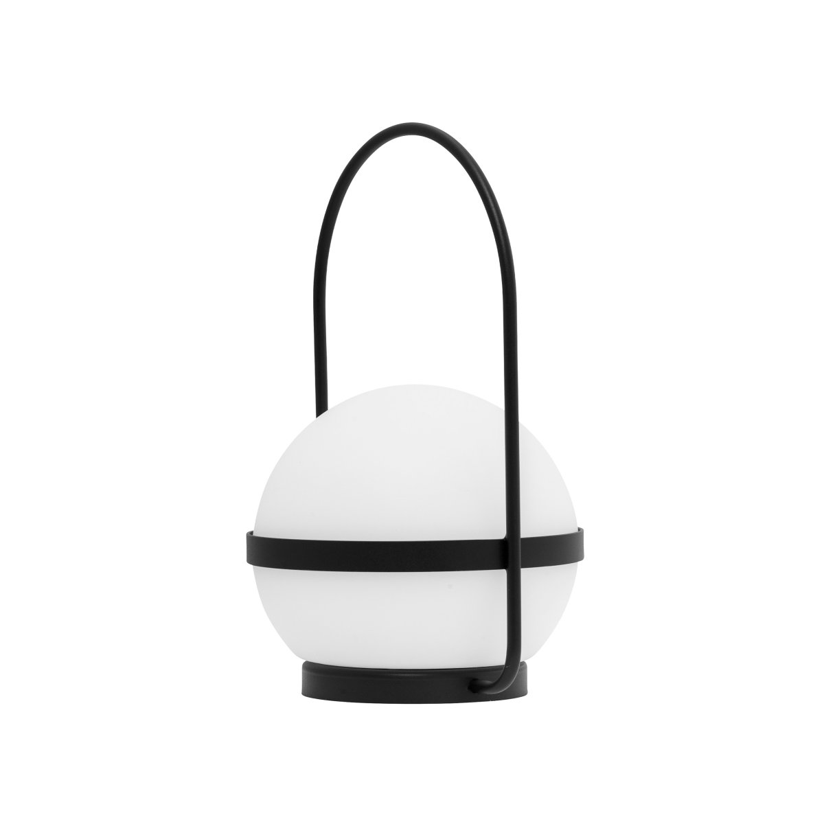 Summer 25cm Noir portable De Dyberg Larsen - Summer est une lampe LED rechargeable qui peut être chargée à la fois via le panneau solaire et USB, vous donnant de la lumière quand vous en avez besoin.