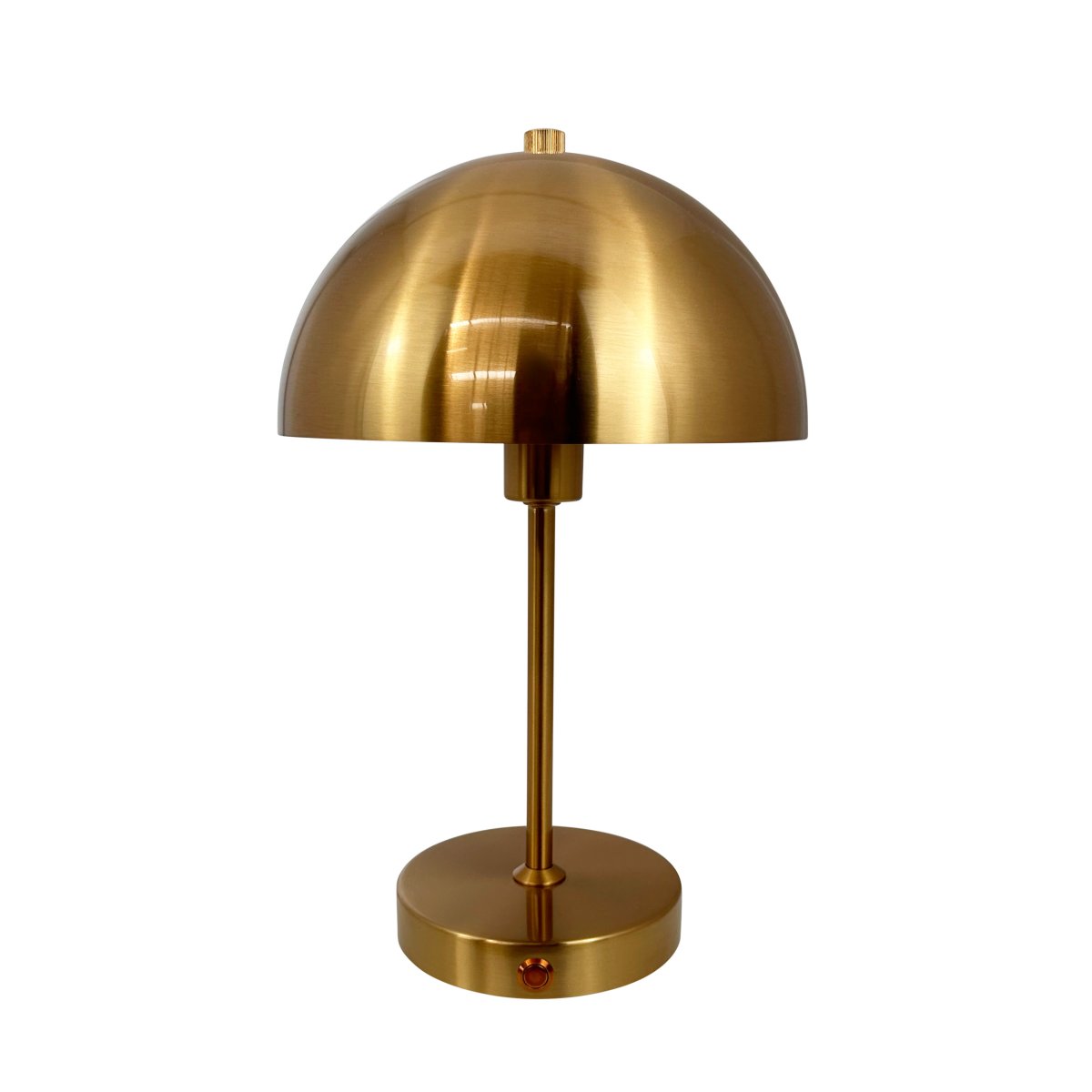 Stockholm 30cm Laiton antique portable De Dyberg Larsen - L'indicateur de batterie pratique indique clairement quand il est temps de charger et une fois compl&egrave;tement charg&eacute;, le voyant brille jusqu'&agrave; 6 heures sur une seule charge de batterie.