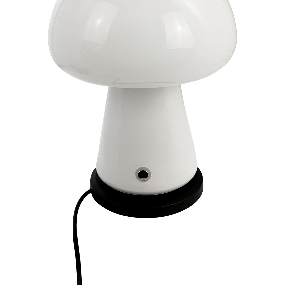 Morkel 20cm Blanc portable De Dyberg Larsen - Grâce à sa taille compacte et à sa conception sans fil, il peut être facilement placé n'importe où, ce qui le rend idéal pour le salon, la chambre ou le bureau.