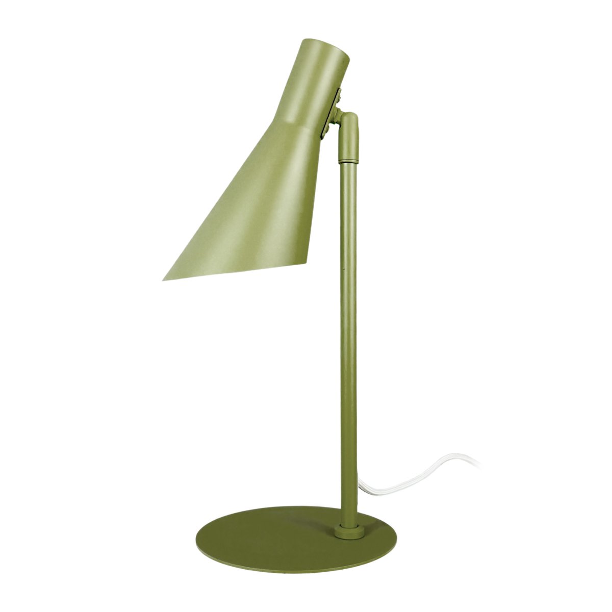 DL12 Mini 40cm Vert lampe de bureau De Dyberg Larsen - Avec ses lignes graphiques distinctives et sa silhouette &eacute;pur&eacute;e, elle est id&eacute;ale sur un bureau ou comme lampe de lecture dans le salon ou la chambre.