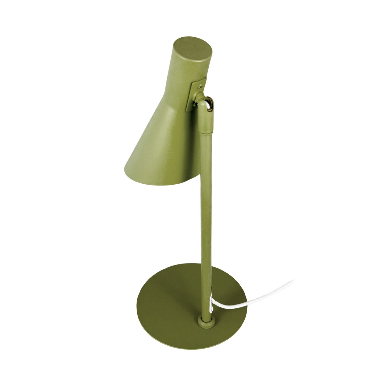 DL12 Mini 40cm Vert lampe de bureau De Dyberg Larsen - Avec ses lignes graphiques distinctives et sa silhouette &eacute;pur&eacute;e, elle est id&eacute;ale sur un bureau ou comme lampe de lecture dans le salon ou la chambre.