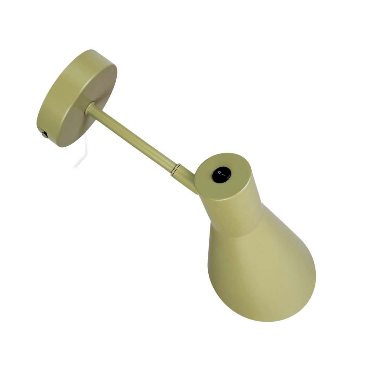 DL12 Vert lampe de lecture De Dyberg Larsen - Sa teinte verte subtile confère à la pièce une ambiance chaleureuse et diffuse une lumière agréable et ciblée.