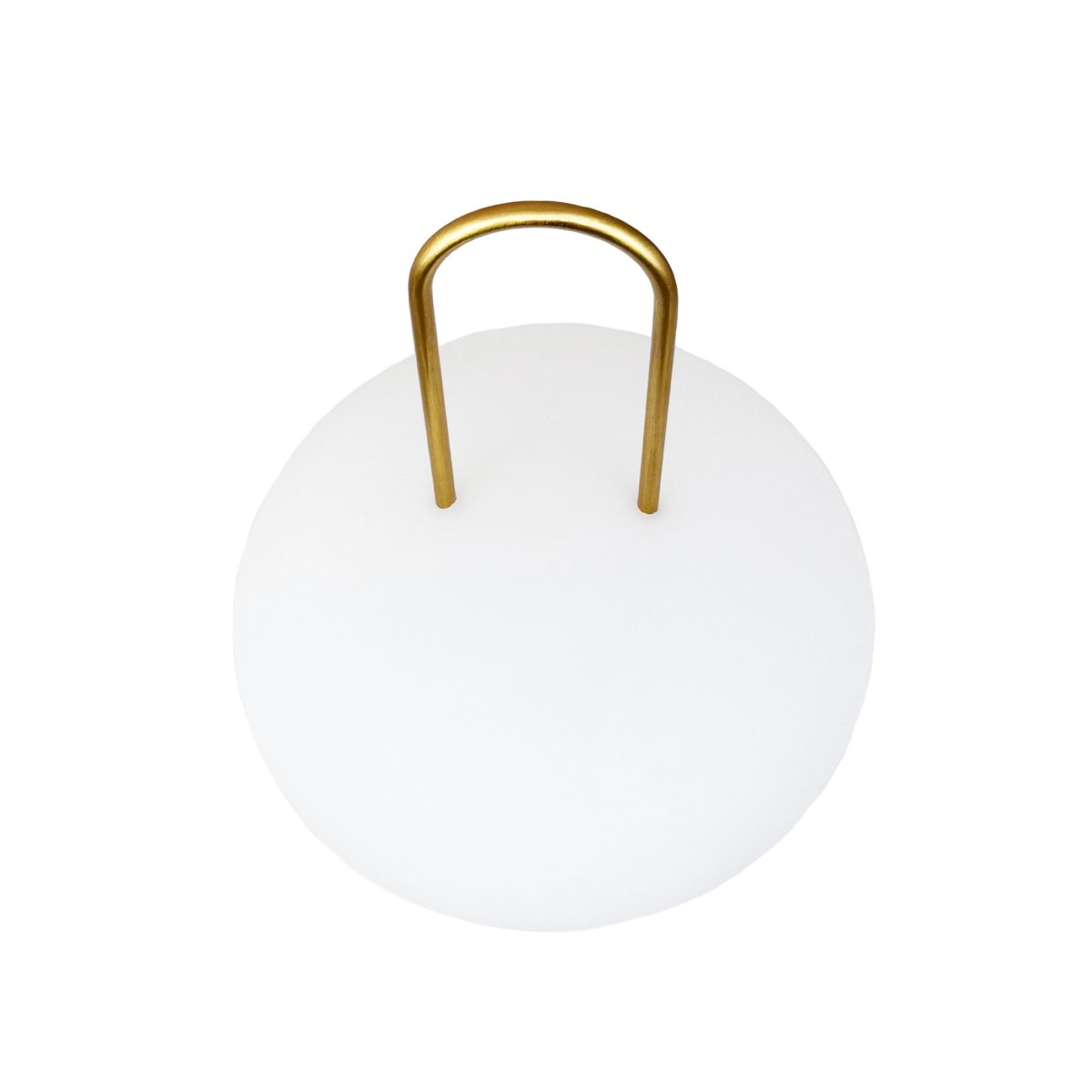 Ellipse 27cm Blanc portable De Dyberg Larsen - Cette lampe portable est id&eacute;ale pour une utilisation en ext&eacute;rieur et parfaite pour une terrasse, un balcon ou un jardin.