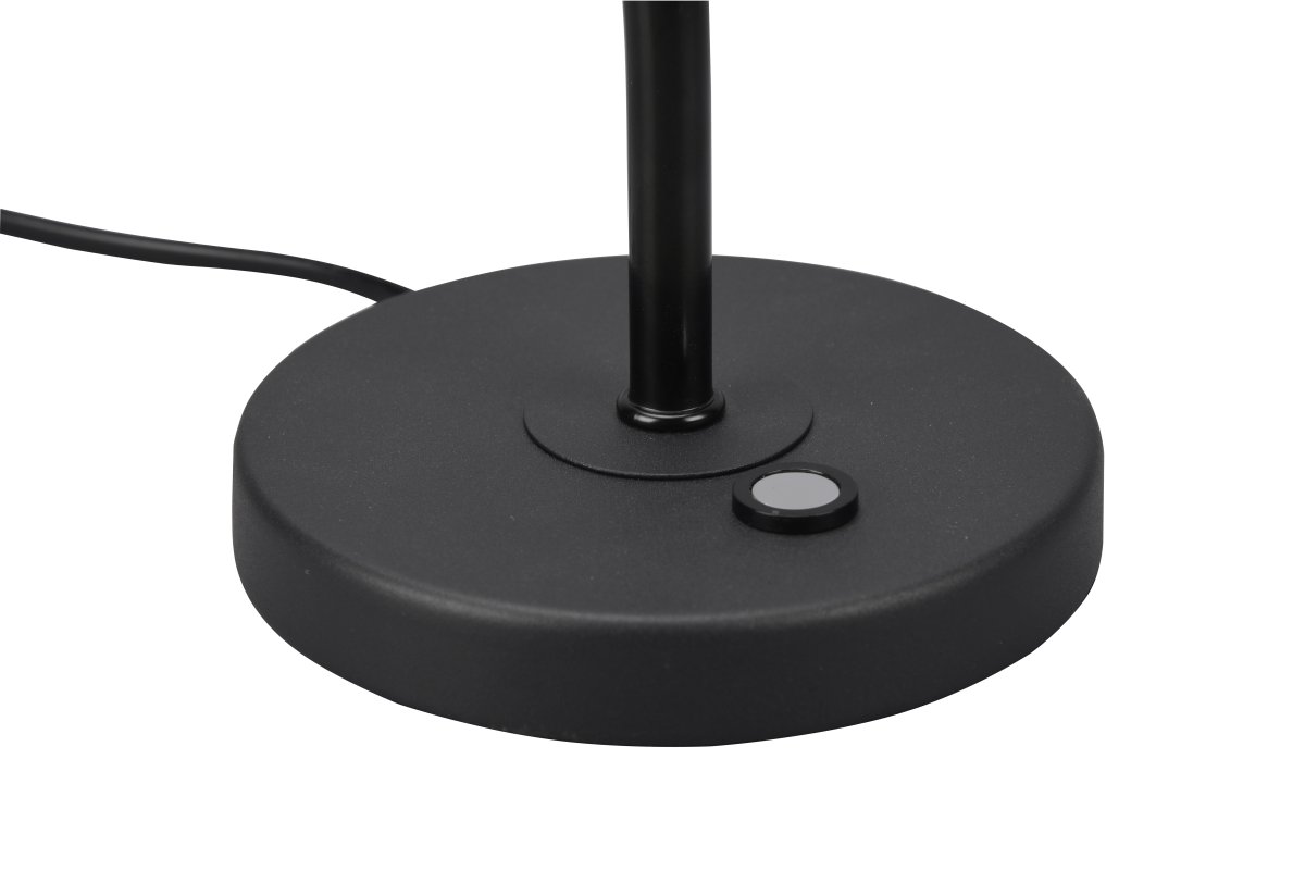 Curtis 42cm Noir lampe de bureau De Trio Lighting - 