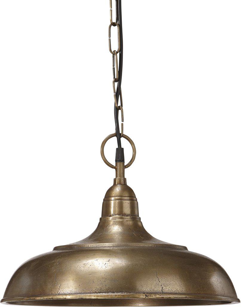 Philadelphia Ø35 Or suspension De PR Home - Le plafonnier est dot&eacute; d'une cha&icirc;ne en laiton de 1,2 m&egrave;tre de long et d'un bo&icirc;tier de plafond de la m&ecirc;me couleur.