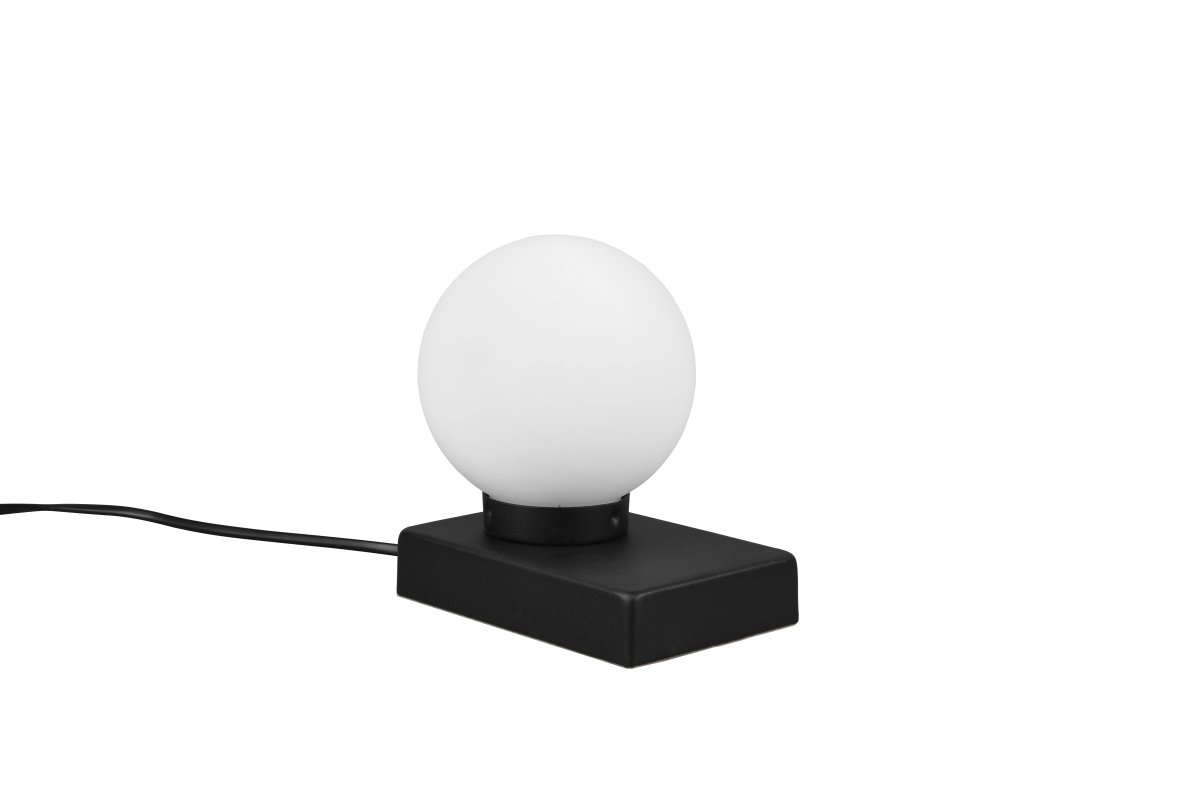 Davi 15cm Noir lampe de table De Trio Lighting - 