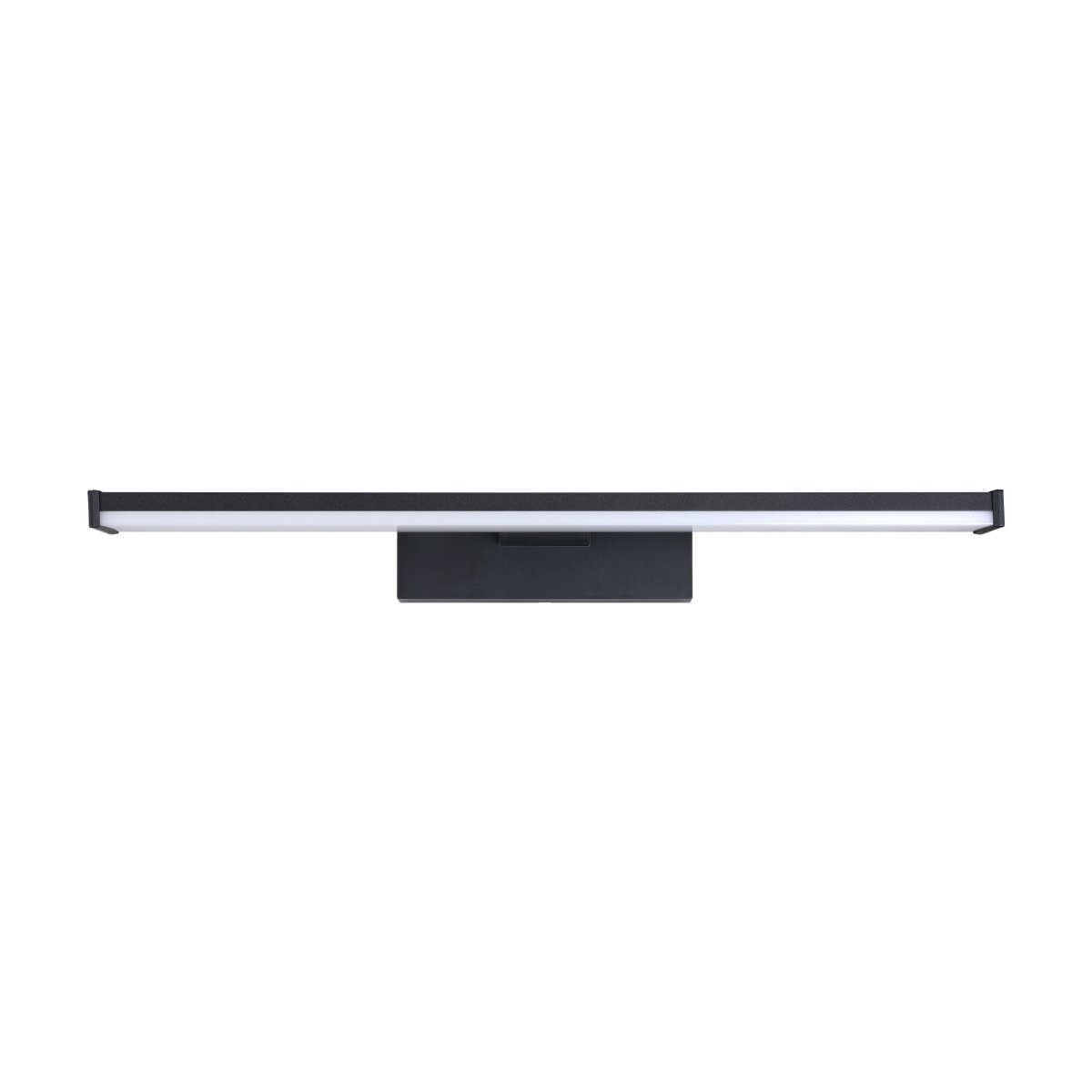 Pandella 40cm Noir lampe de salle de bain De Eglo - Son design moderne avec une finition noire et sa LED int&eacute;gr&eacute;e produisent une lumi&egrave;re blanche et claire &agrave; 4&nbsp;000&nbsp;K et un flux lumineux de 900&nbsp;lumens.