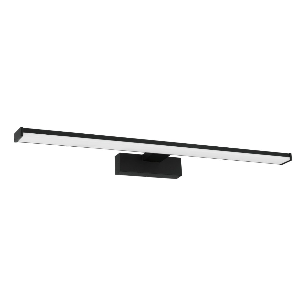 Pandella 60cm Noir lampe de salle de bain De Eglo - Cette lampe arbore une finition noire moderne et une LED int&eacute;gr&eacute;e qui produit une lumi&egrave;re blanche et claire &agrave; 4&nbsp;000&nbsp;K et un flux lumineux de 1&nbsp;350&nbsp;lumens.