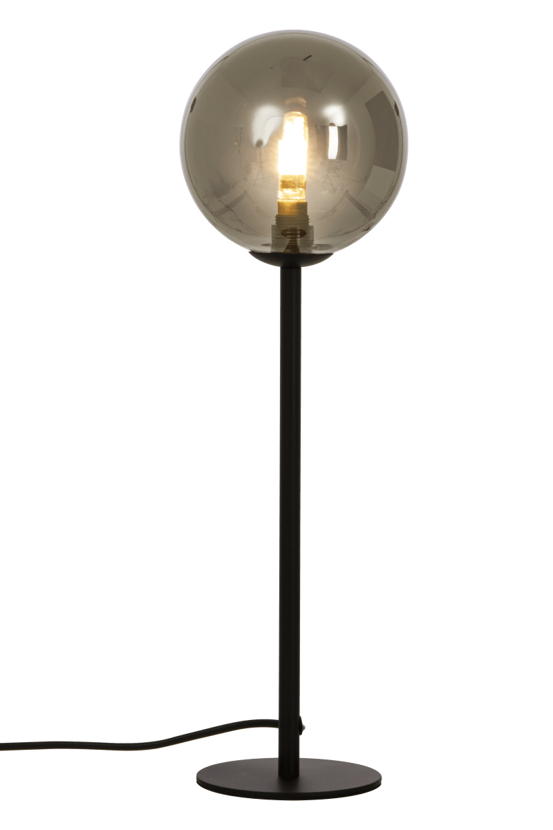 Molekyl 43cm Gris fumé lampe de table De Aneta Lighting - Laissez Molekyl devenir une d&eacute;claration de style dans votre maison - parfait pour donner &agrave; votre int&eacute;rieur un nouvel &eacute;clat et diffuser une lumi&egrave;re agr&eacute;able l&agrave; o&ugrave; elle est le plus n&eacute;cessaire.