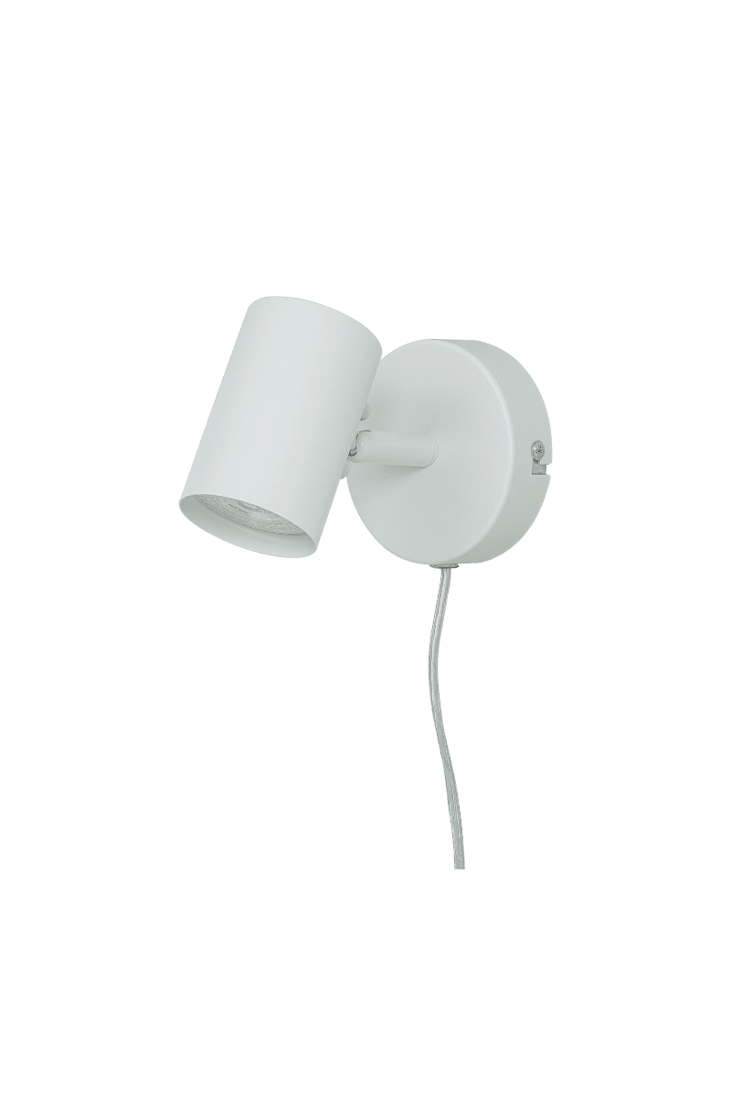 Hugin Blanc lampe de lecture De Aneta Lighting - Peut être combiné avantageusement avec nos autres luminaires de la famille Hugin.
