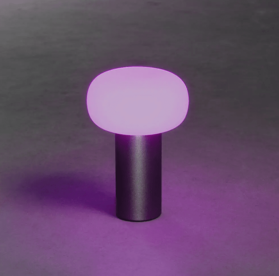 Antibes 20cm Rouiller portable De Konstsmide - La lampe dispose d'un variateur permettant de régler la luminosité et la température de couleur.