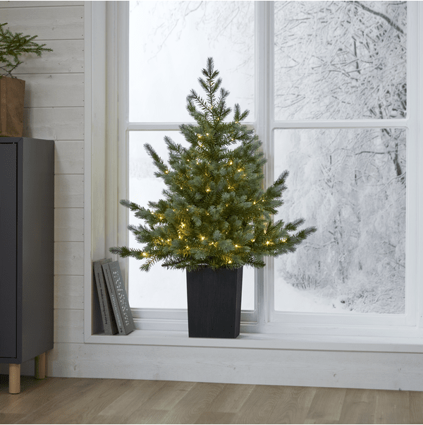 Greyland 95cm Vert De Star Trading - L'&eacute;pic&eacute;a Greyland est constitu&eacute; d'un m&eacute;lange de pointes en PE et de pointes en PVC avec un bel aspect vert-vert.