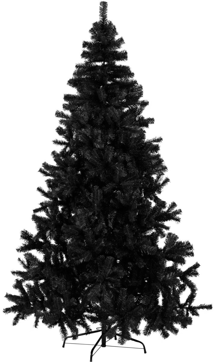  Quebec 210cm Noir De Star Trading - Sapin de No&euml;l noir d'une hauteur de 100 cm.