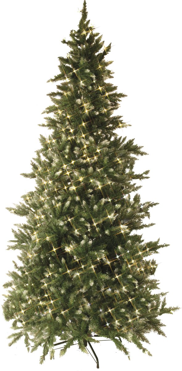 Vancouver 225cm Vert De Star Trading - Sapin de Noël vert avec des pointes légèrement blanches pour lui donner l'apparence d'un sapin de Noël.