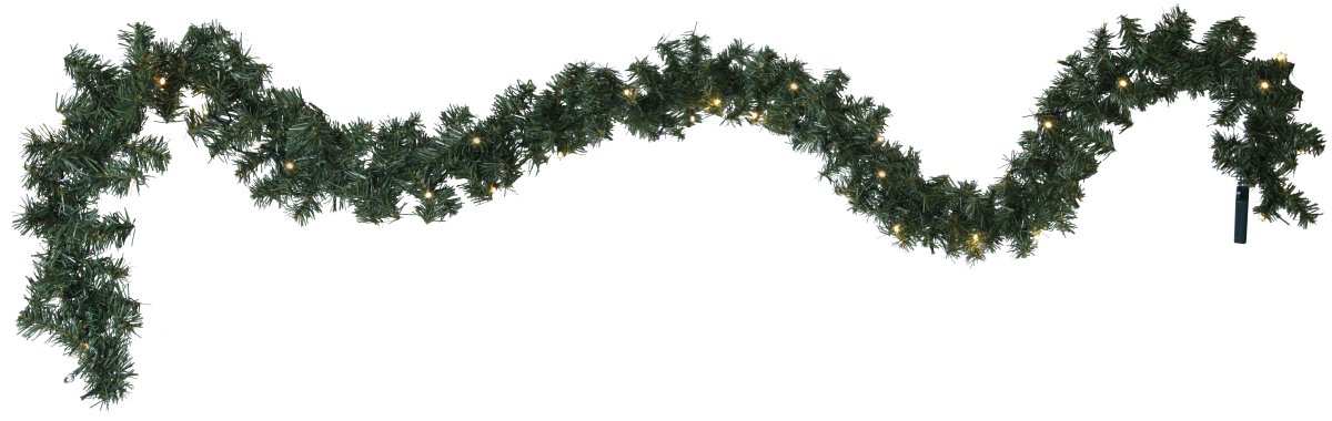 Canadian 250cm Vert De Star Trading - Guirlande &agrave; piles avec 30 lumi&egrave;res LED.