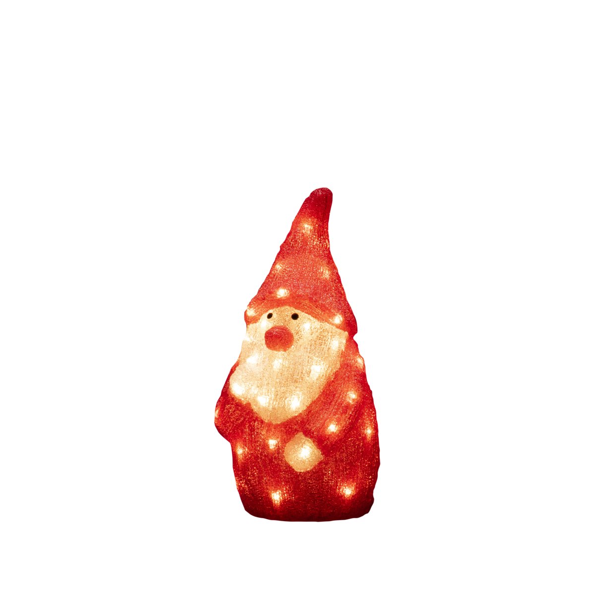 Père Noël en acrylique ROUGE De Konstsmide - Cr&eacute;ez une ambiance de No&euml;l chaleureuse et festive avec ce P&egrave;re No&euml;l d&eacute;coratif en acrylique.