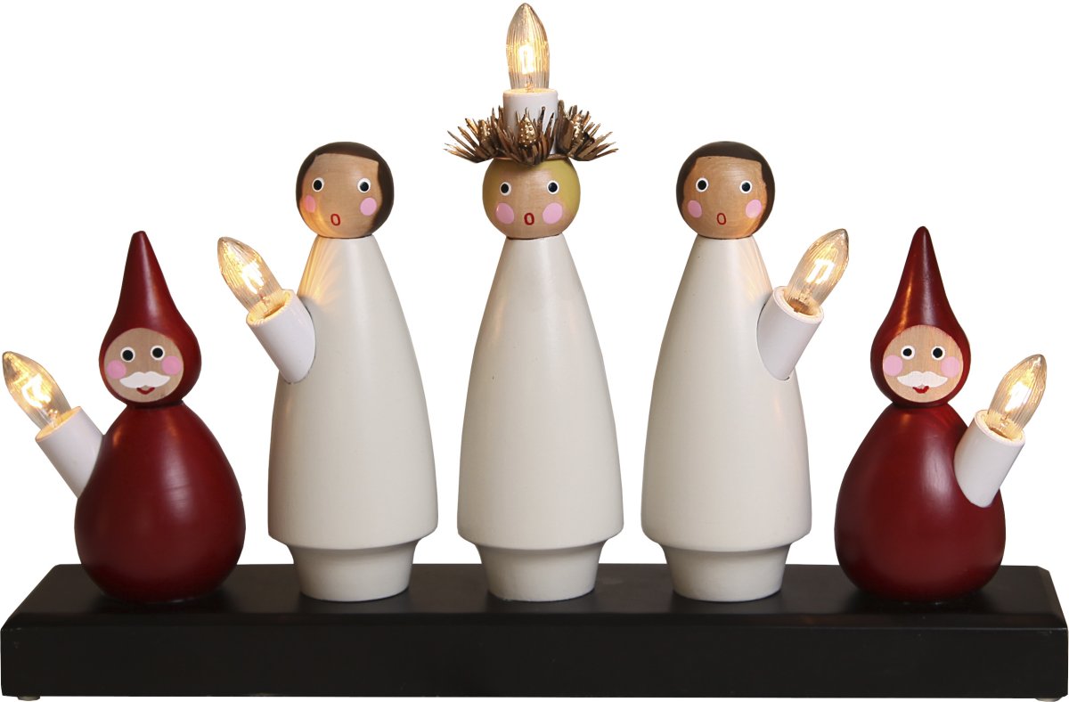 Lucia Choir Polyvalent De Star Trading - Livr&eacute; avec un c&acirc;ble blanc de 1,8 m, un interrupteur d'alimentation et une prise.