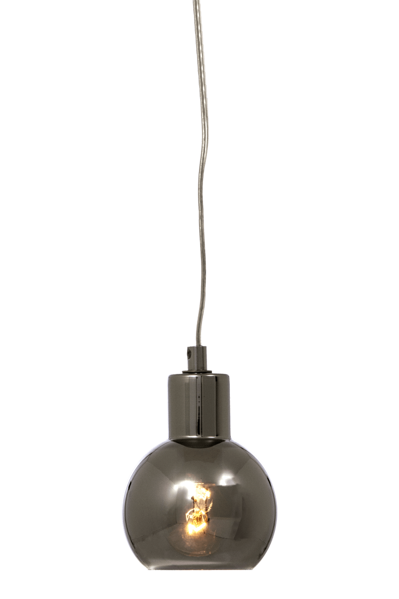 Leah Ø10 Couleur fumée lampe de fenêtre De Aneta Lighting - L'applique est fournie avec un câble de 4 mètres, un interrupteur et une prise.