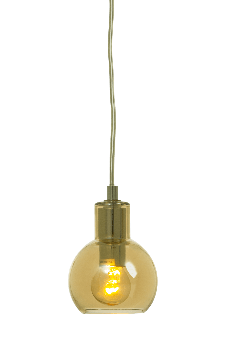 Leah Ø10 Ambre lampe de fenêtre De Aneta Lighting - L'applique est fournie avec un câble de 4 mètres, un interrupteur et une prise.