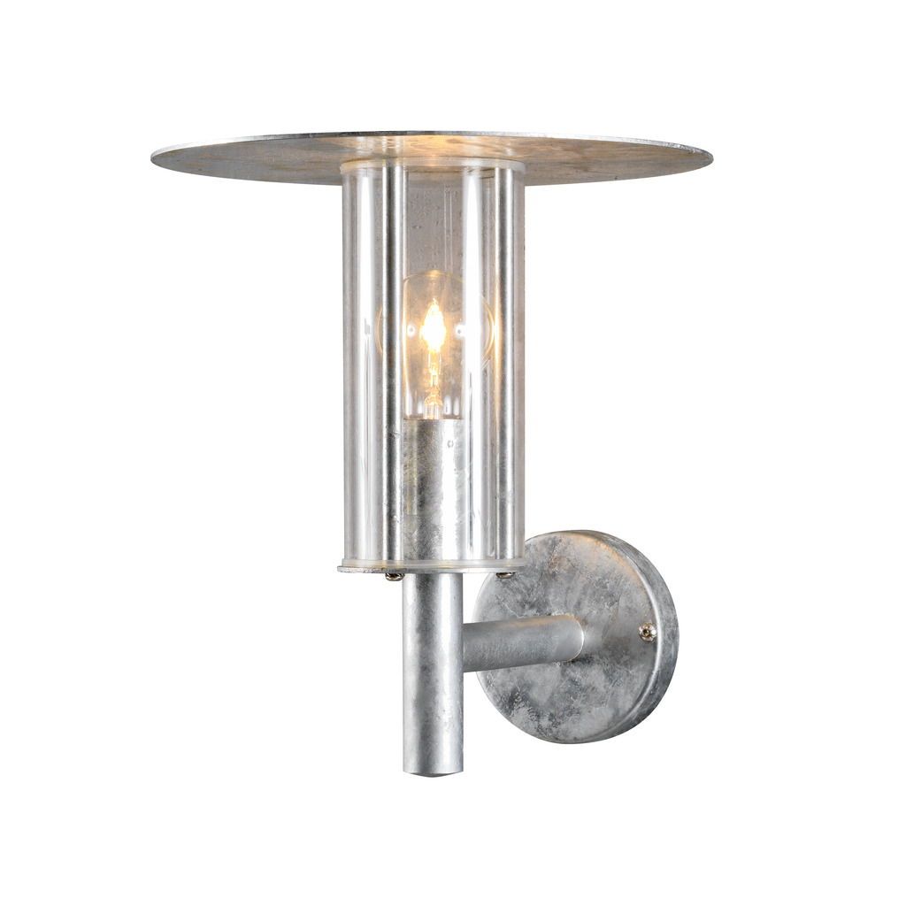 Mode Acier galvanisé lampe d’extérieur De Konstsmide - Combinaison parfaite de fonctionnalité et d'esthétique, il confère à votre façade un look intemporel et industriel.