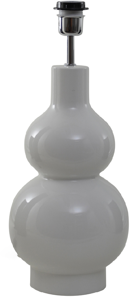  Verdi 50cm Vit pied de lampe De Hallbergs - Verdi &auml;r en dekorativ lampfot i keramik med en blank vit finish som ger ett stilrent och elegant uttryck.