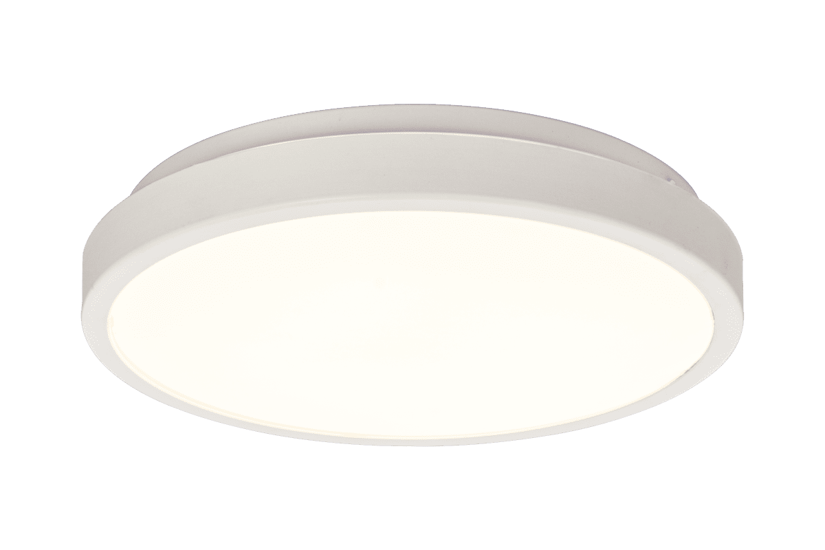 Anillo Ø30 Blanc plafonnier De Aneta Lighting - Pour une installation permanente, la lampe est fixée au plafond avec des vis.