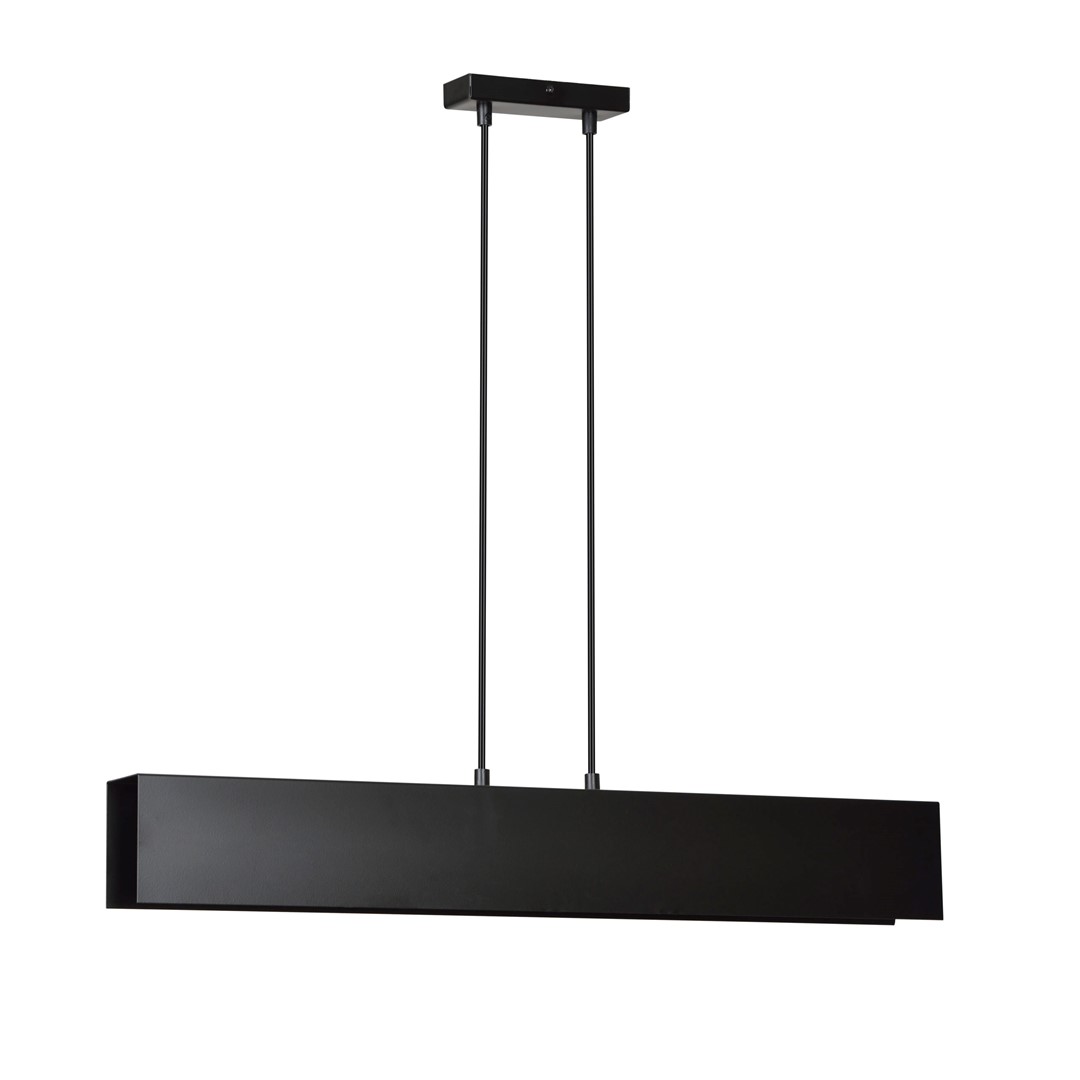 Gentor 72cm Noir suspension De Emibig Lighting - Il est recommand&eacute; de le placer au-dessus du bureau, de la table &agrave; manger ou du comptoir de la cuisine.