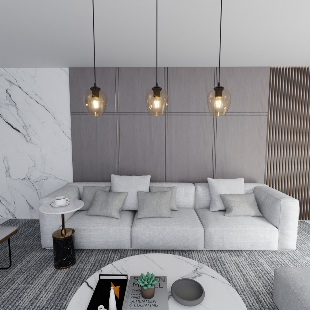 Istar Ø14 Ambre suspension De Emibig Lighting - Istar est une collection de plafonniers polyvalente et intemporelle.