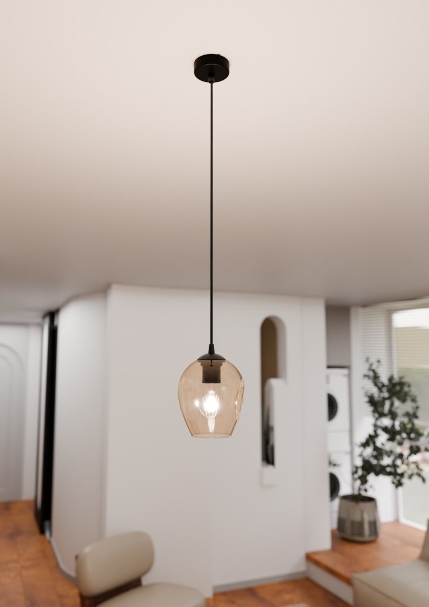 Istar Ø14 Ambre suspension De Emibig Lighting - Istar est une collection de plafonniers polyvalente et intemporelle.