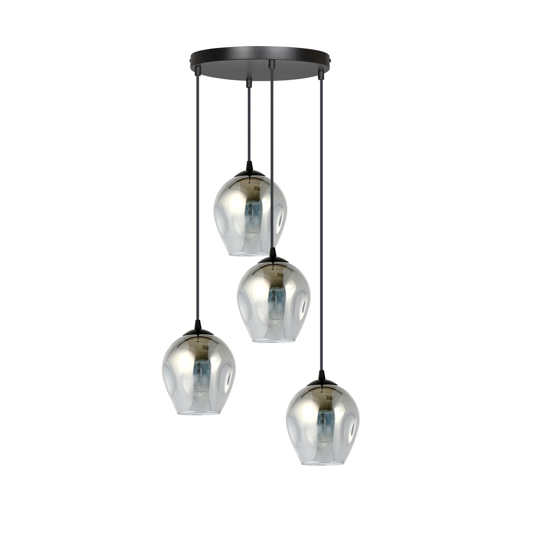 Istar Premium Ø40 Couleur fumée suspension De Emibig Lighting - Istar est une collection de plafonniers polyvalente et intemporelle.