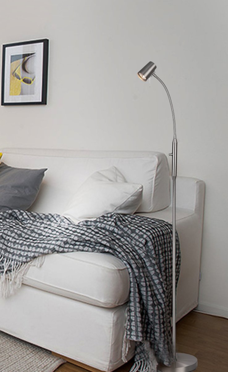 Pilot Acier lampadaire De Aneta Lighting - 