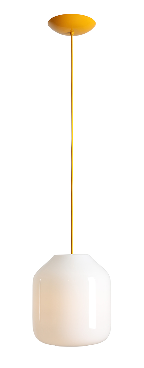 Flask Ø27 Jaune suspension De Artera - Flask est une suspension élégante qui allie des formes douces à une palette de couleurs modernes.