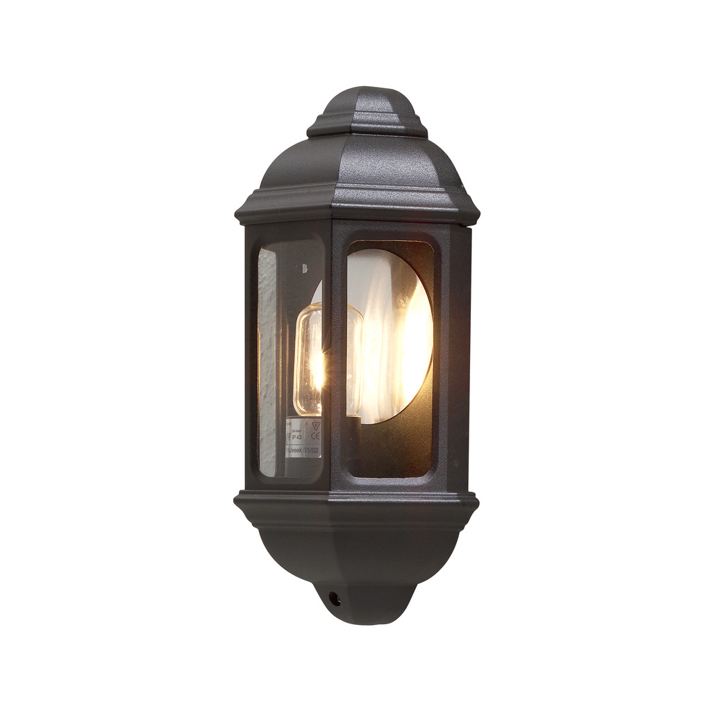 Cagliari Noir lampe d’extérieur De Konstsmide - La construction robuste de la lampe est conçue pour résister à toutes les conditions météorologiques, ce qui en fait un choix durable et fiable pour votre mur extérieur.
