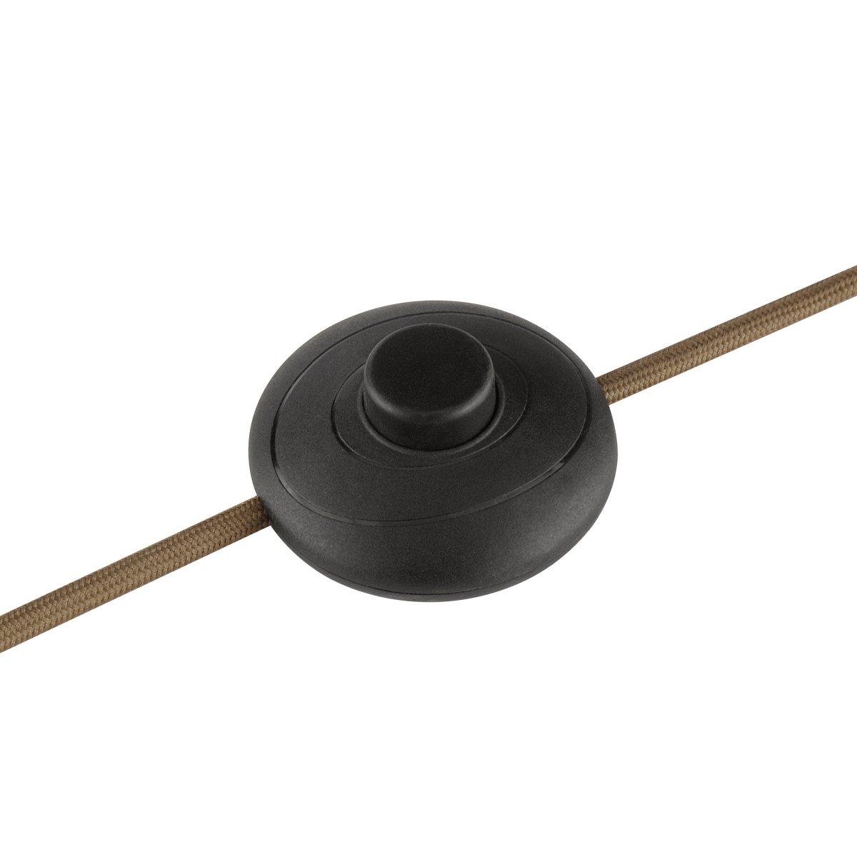 Lakewood Brun lampadaire De Brilliant - La structure en métal tressé et le socle rond confèrent à la lampe une légèreté aérienne, tandis que les détails en bois ajoutent une touche naturelle.