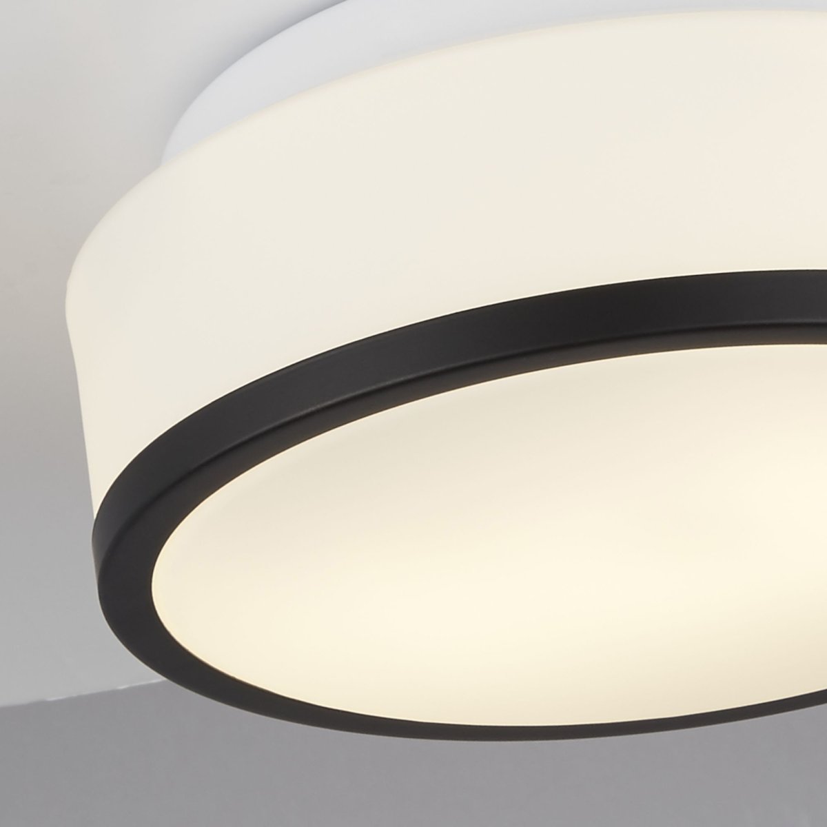 Cheese Ø23 Noir lampe de salle de bain De Searchlight - Cette lampe est un excellent choix pour ceux qui recherchent une combinaison d'esthétique élégante et de fonctionnalité fiable dans l'éclairage de salle de bain.