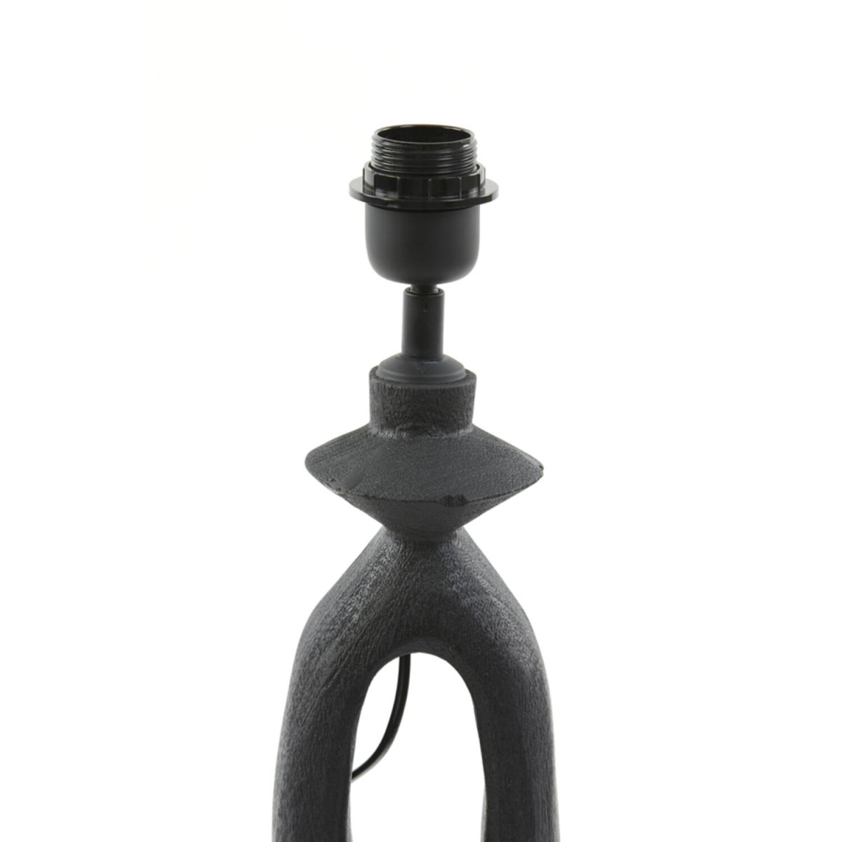 Django 45cm Noir pied de lampe De Light & Living - Pied de lampe Django – un détail sculptural et moderne pour votre intérieur !